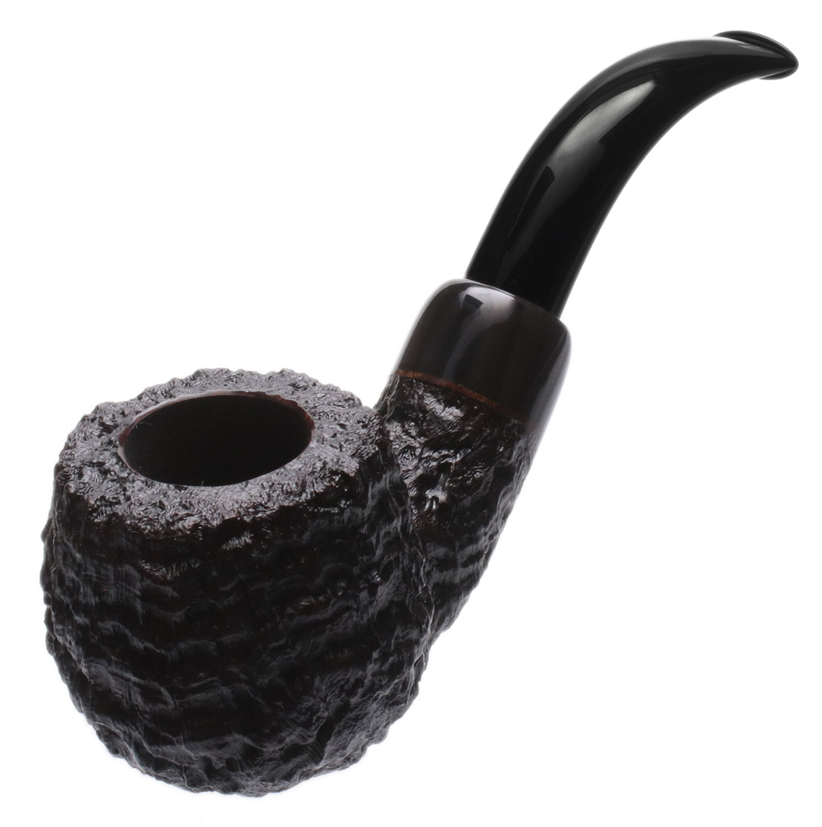 Martelo Sandblasted Bent Pot with Horn