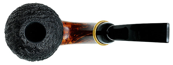 BriarWorks Light Smooth Magnetic Calabash with Dark Sandblasted Cap