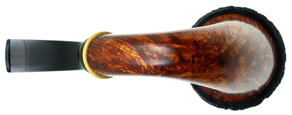 BriarWorks Light Smooth Magnetic Calabash with Dark Sandblasted Cap