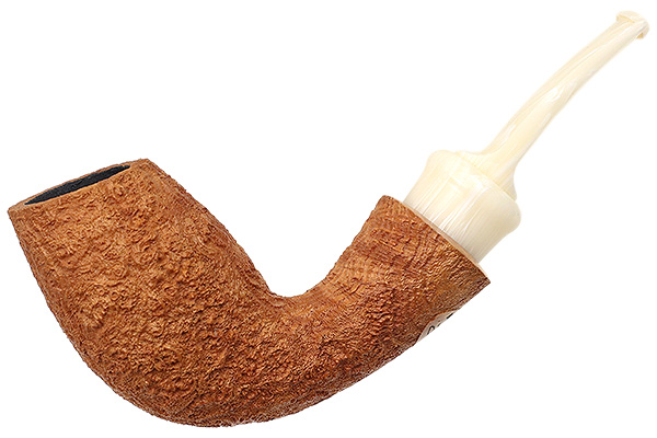 BriarWorks: Signature Light Sandblasted Teardrop Tobacco Pipe