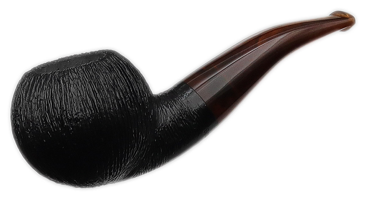 Original Dark Rusticated with Tortoise Stem (OR01) Tobacco Pipe