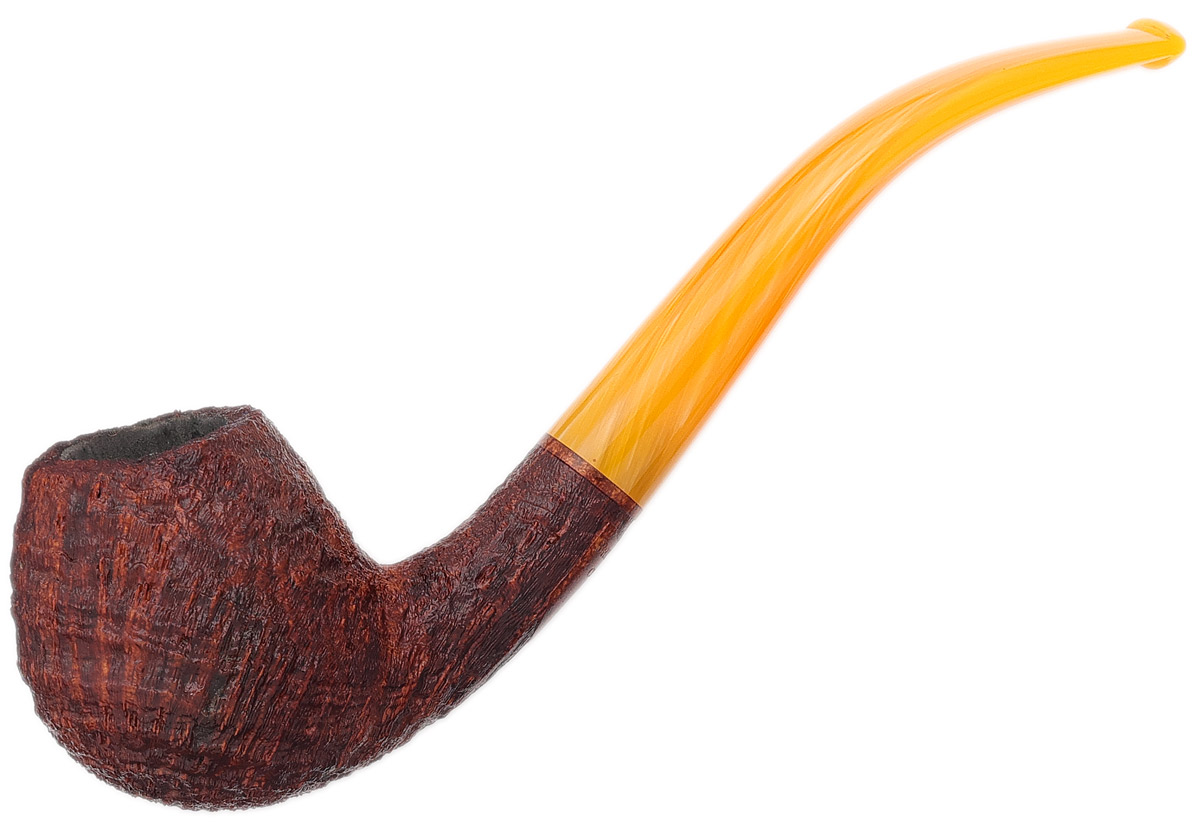 good pipe tobacco Pot Lucite Band Straight Stem Italian Briar I Put a Straight Stem