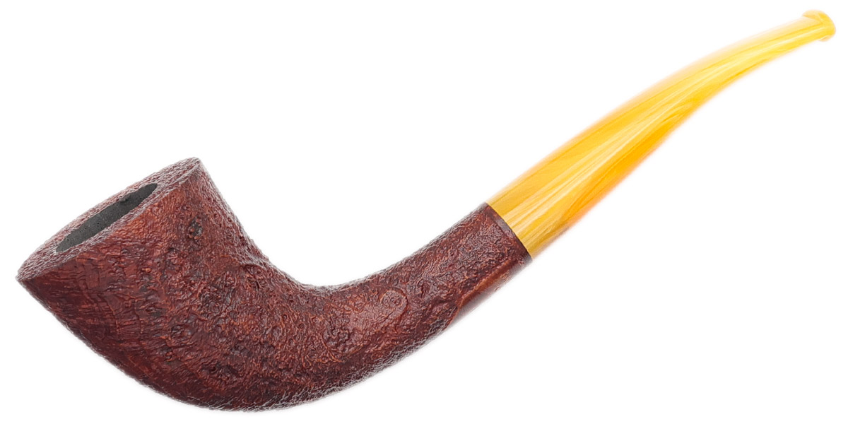 Classic Brown Sandblasted with Amber Stem (C10) | Daily Reader