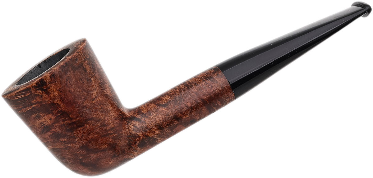 BriarWorks Classic Dark Smooth with Black Stem (C61)