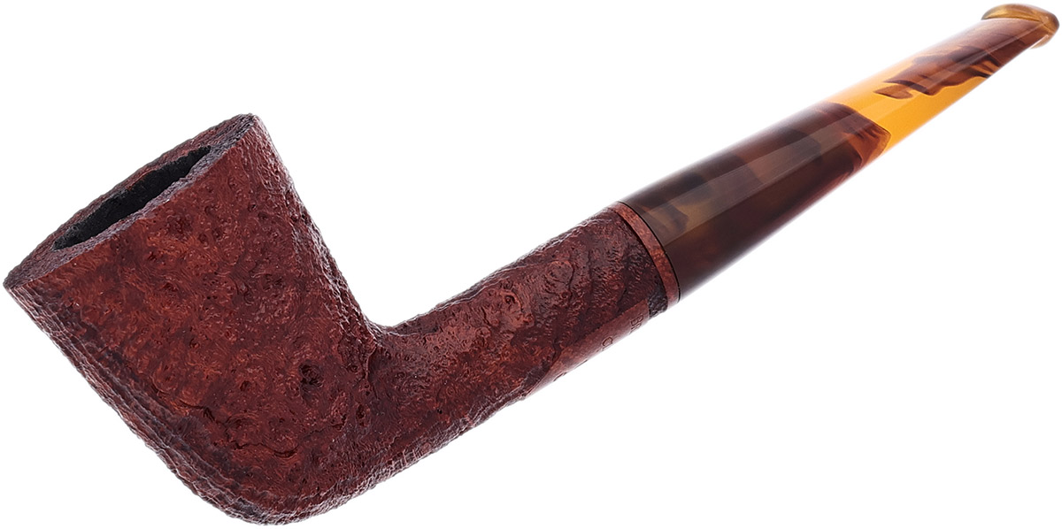 BriarWorks Classic Brown Sandblasted with Tortoise Stem (C61)