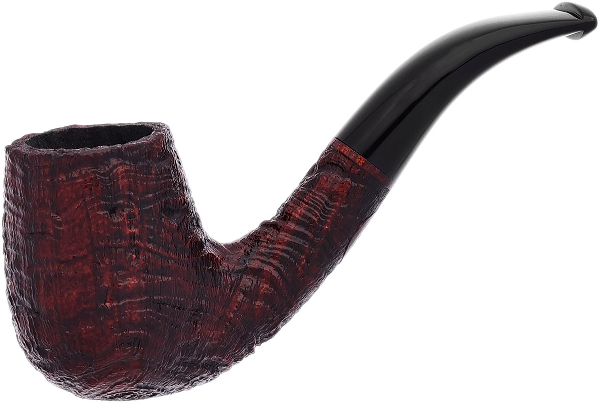 BriarWorks Classic Brown Sandblasted with Black Stem (C13)