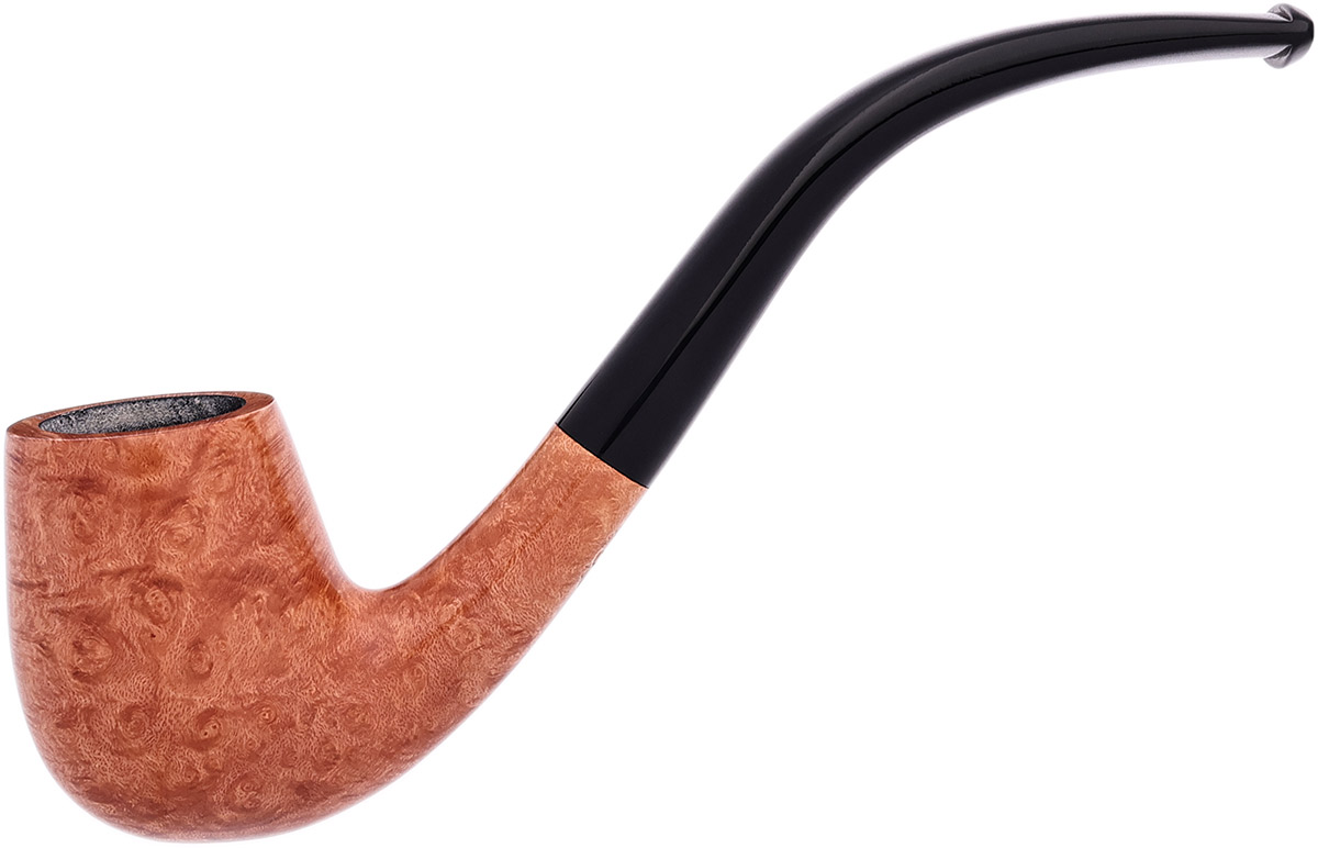 BriarWorks Classic Light Smooth with Black Stem (C13)