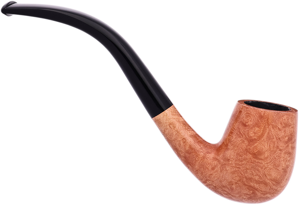 BriarWorks Classic Light Smooth with Black Stem (C13)