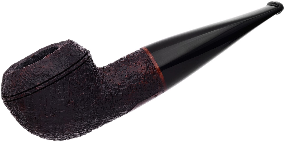 BriarWorks Classic Brown Sandblasted with Black Stem (C52)