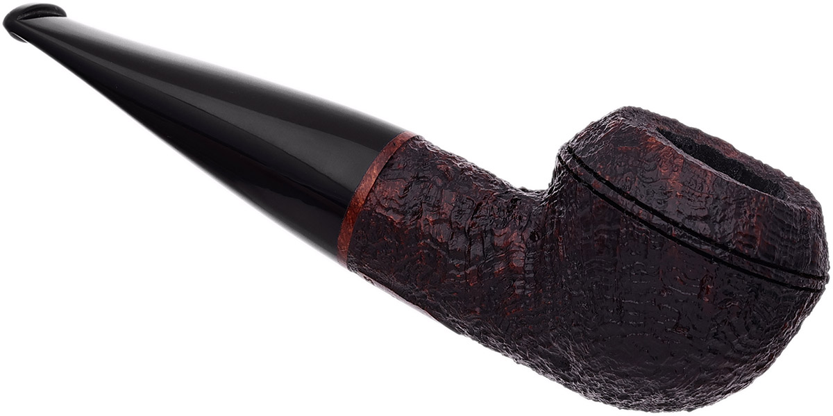 BriarWorks Classic Brown Sandblasted with Black Stem (C52)