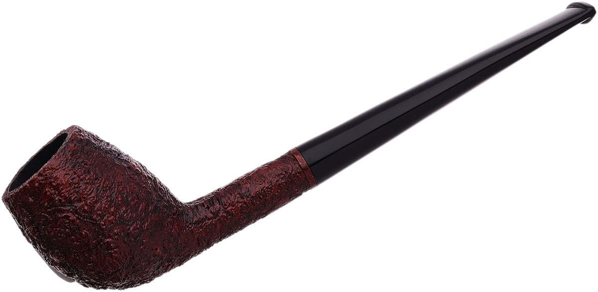 BriarWorks Classic Crimson Sandblasted with Black Stem (C142)