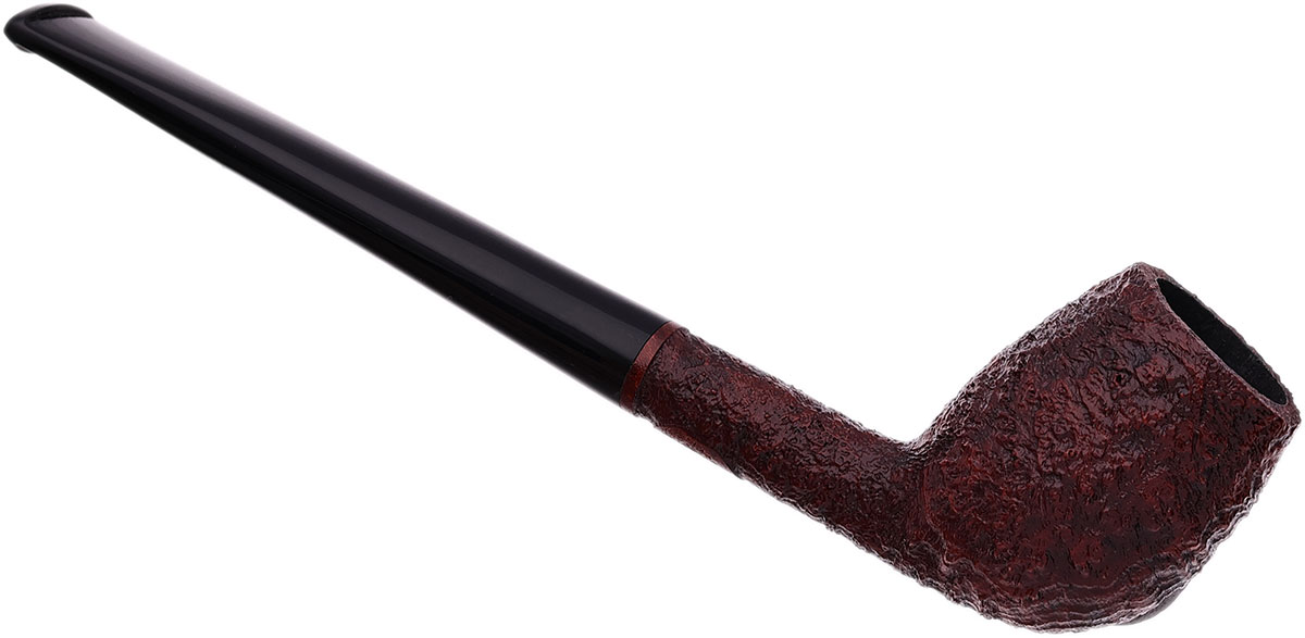 BriarWorks Classic Crimson Sandblasted with Black Stem (C142)