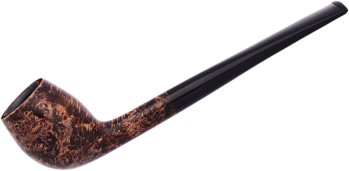 BriarWorks Classic Dark Smooth with Black Stem (C142)