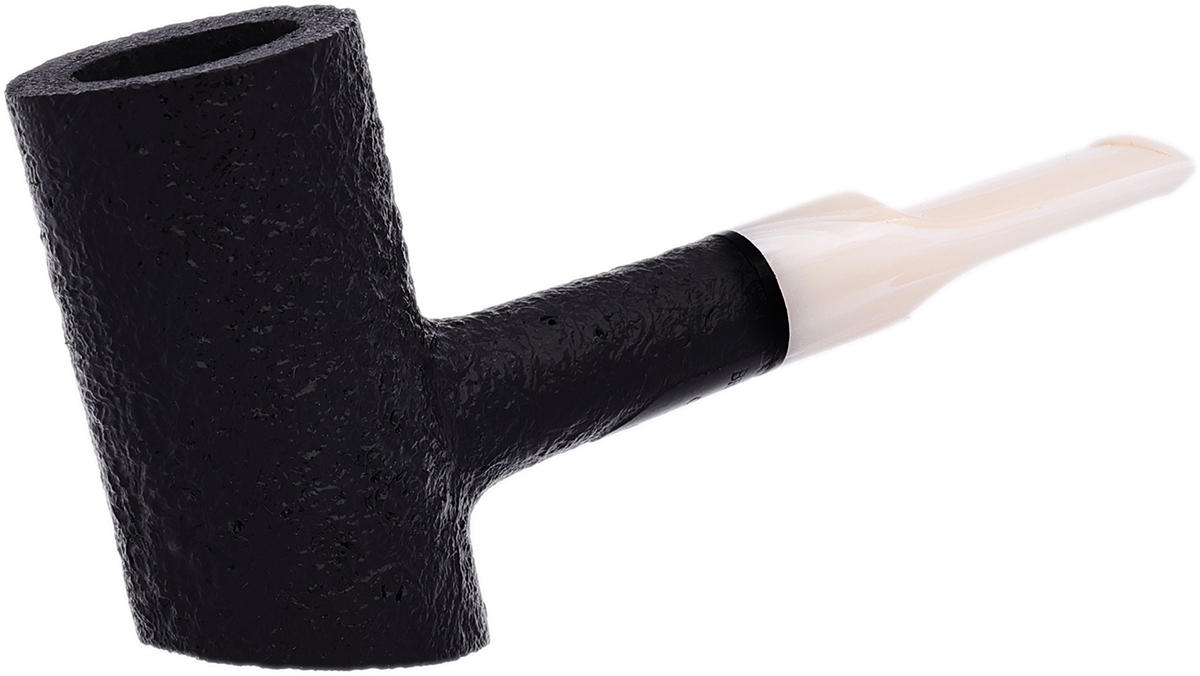 BriarWorks Classic Dark Sandblasted with White Stem (C71)