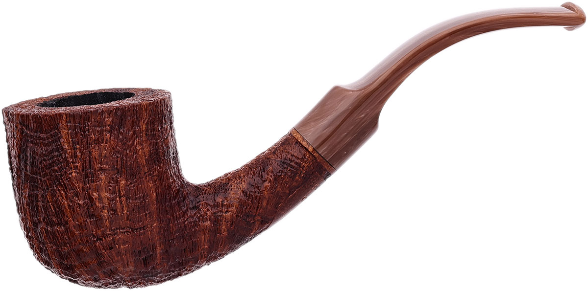 BriarWorks Classic Brown Sandblasted with Coffee Stem (C131)