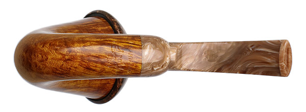 BriarWorks Signature Light Smooth Magnetic Calabash with Dark Smooth Cap