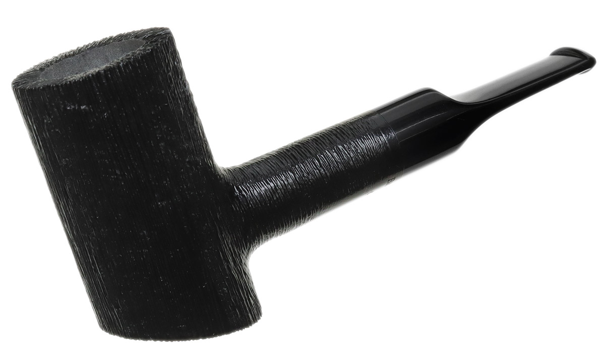 BriarWorks Classic Dark Rusticated with Black Stem (C71)