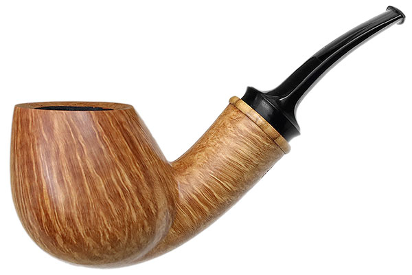 Davide Iafisco Smooth Bent Brandy with Olivewood