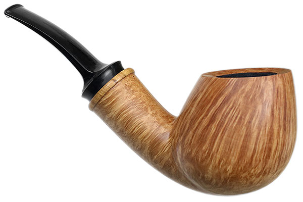 Davide Iafisco Smooth Bent Brandy with Olivewood