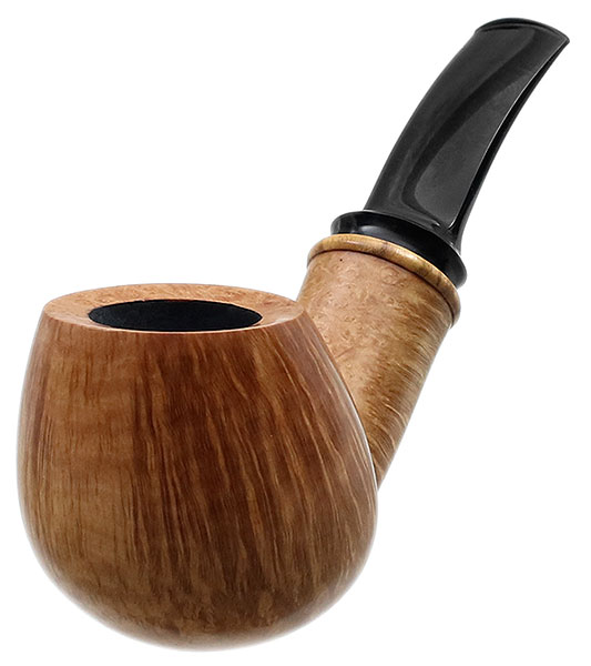 Davide Iafisco Smooth Bent Brandy with Olivewood