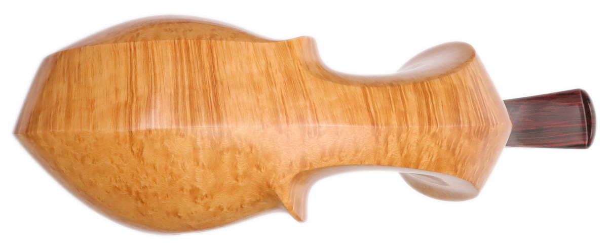 violin tobacco Smooth Natural Blowfish Tobacco Pipe
