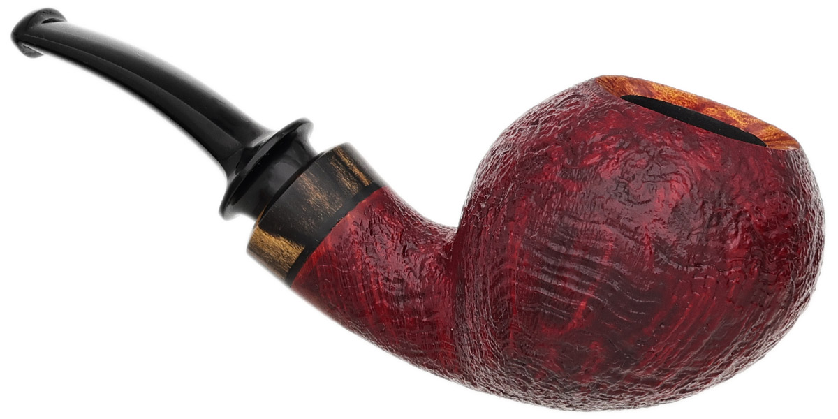 Davide Iafisco Sandblasted Bent Apple with Black and White Ebony (2026)