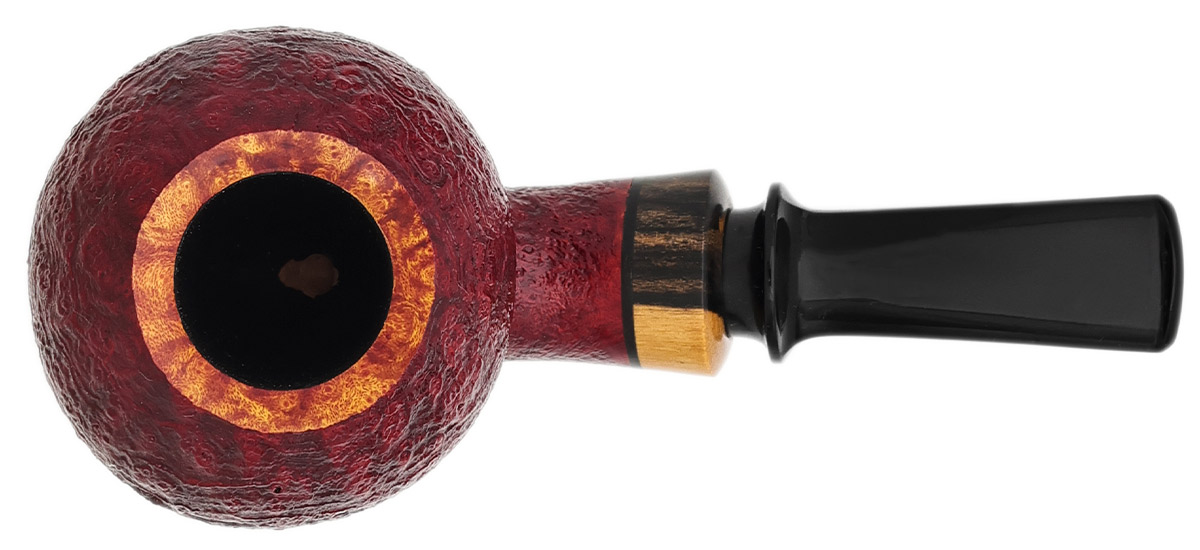 Davide Iafisco Sandblasted Bent Apple with Black and White Ebony (2026)
