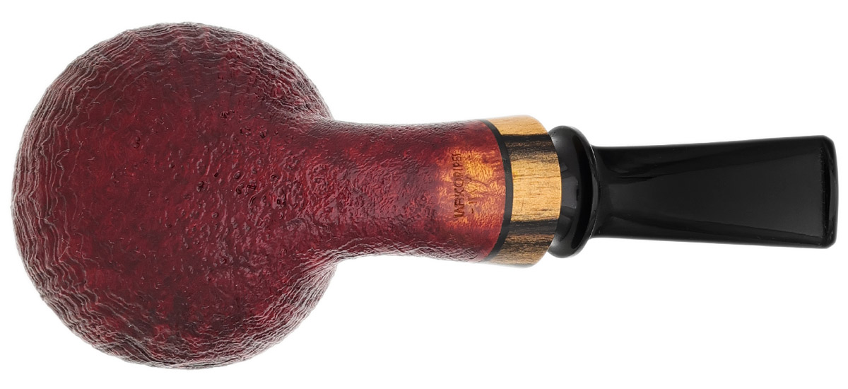 Davide Iafisco Sandblasted Bent Apple with Black and White Ebony (2026)