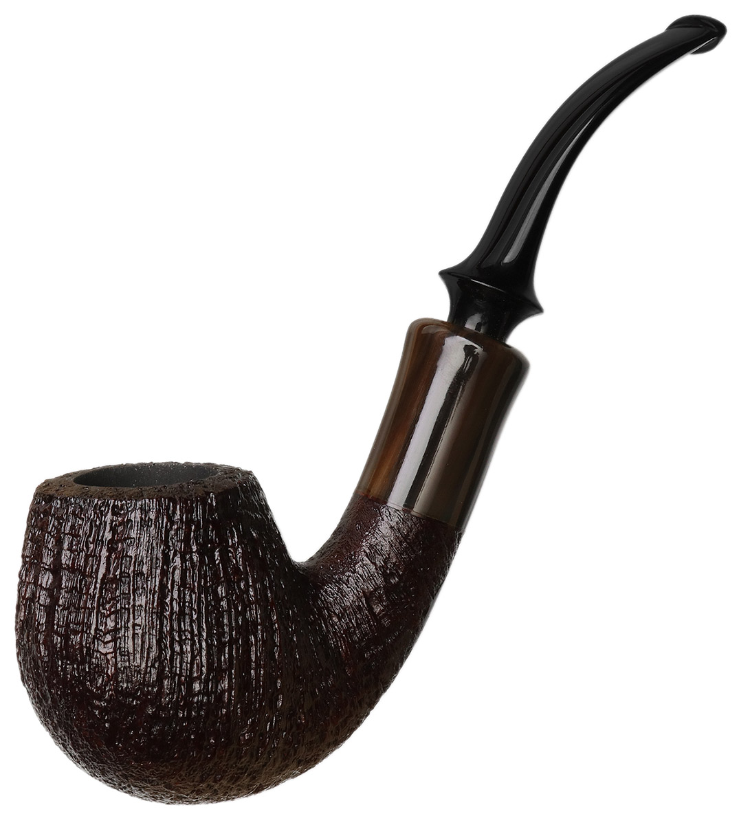 Li Zhesong Sandblasted Bent Billiard with Horn (2102)
