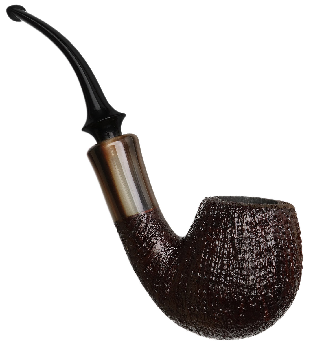Li Zhesong Sandblasted Bent Billiard with Horn (2102)