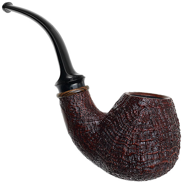 Jody Davis Sandblasted Bent Brandy with Mexican Bacote (Friar) (A16) (03)