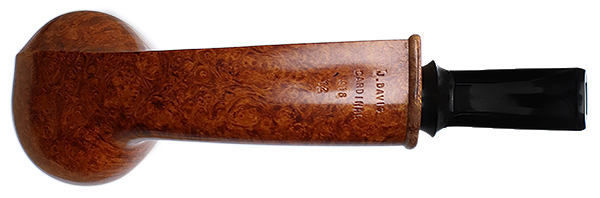 Jody Davis Smooth Long Shank Bent Apple with Amboyna Burl (Cardinal) (A18) (12)