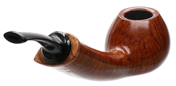 Jody Davis Smooth Long Shank Bent Apple with Amboyna Burl (Cardinal) (A18) (12)