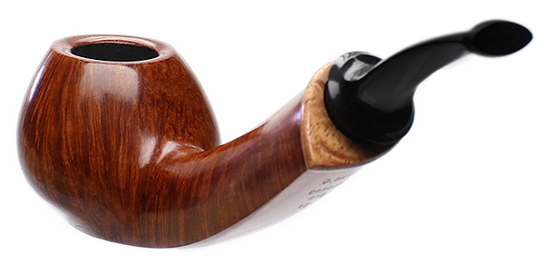 Jody Davis Smooth Long Shank Bent Apple with Amboyna Burl (Cardinal) (A18) (12)
