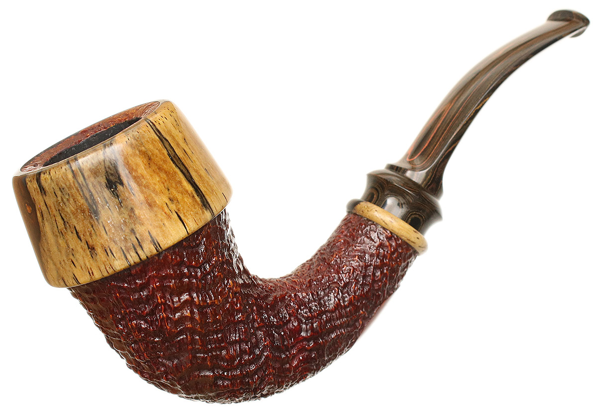 Jody Davis Partially Sandblasted Faux Calabash with Cocobolo (Friar) (A22) (48)