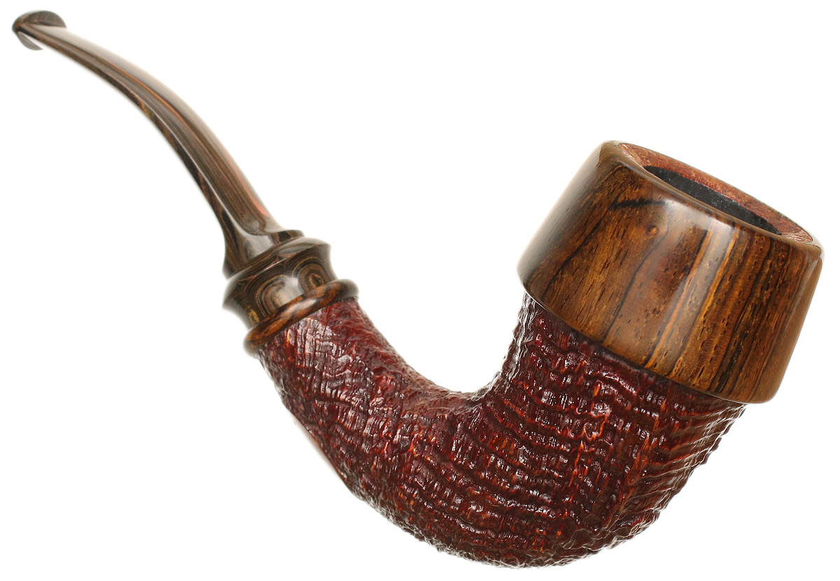 Jody Davis Partially Sandblasted Faux Calabash with Cocobolo (Friar) (A22) (48)