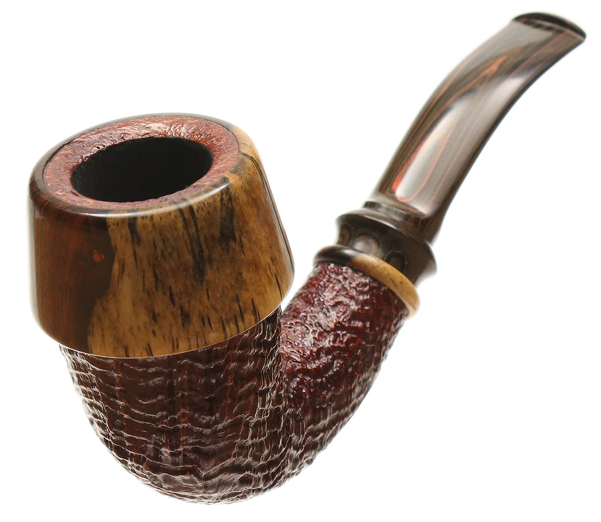 Jody Davis Partially Sandblasted Faux Calabash with Cocobolo (Friar) (A22) (48)