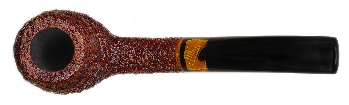 Jody Davis Sandblasted Bent Apple with Polymerized Corn Leaves (A23) (12)