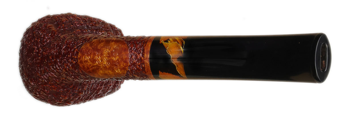 Jody Davis Sandblasted Bent Apple with Polymerized Corn Leaves (A23) (12)