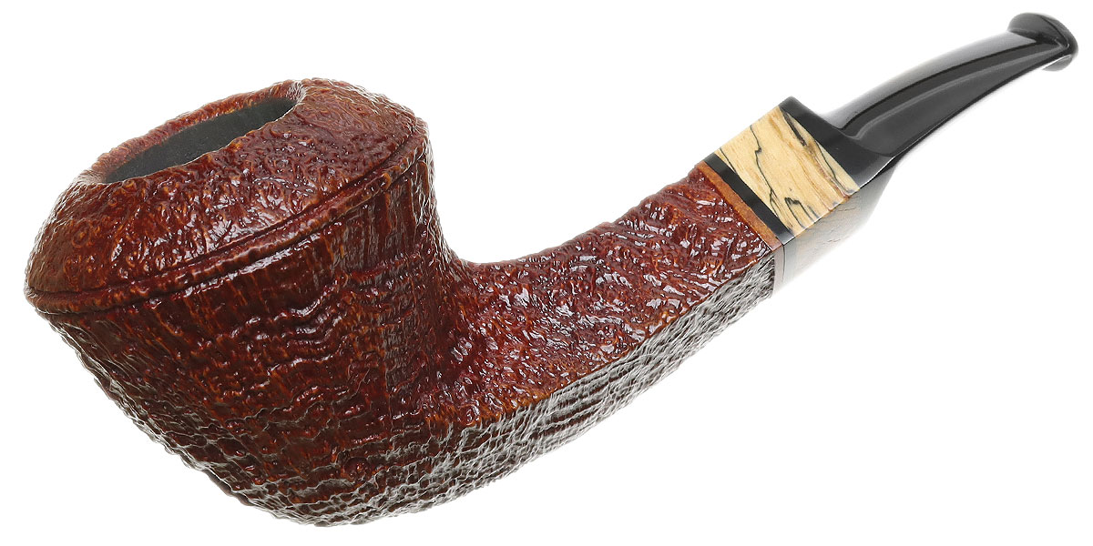 Jody Davis Sandblasted Bent Bulldog with Spalted Tamarind (A23) (20)