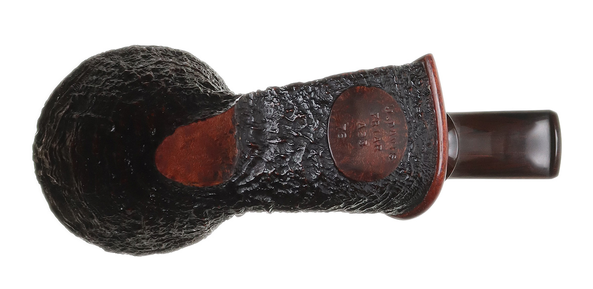 Jody Davis Sandblasted Bent Dublin Sitter with Bloodwood (Friar) (A23) (76)