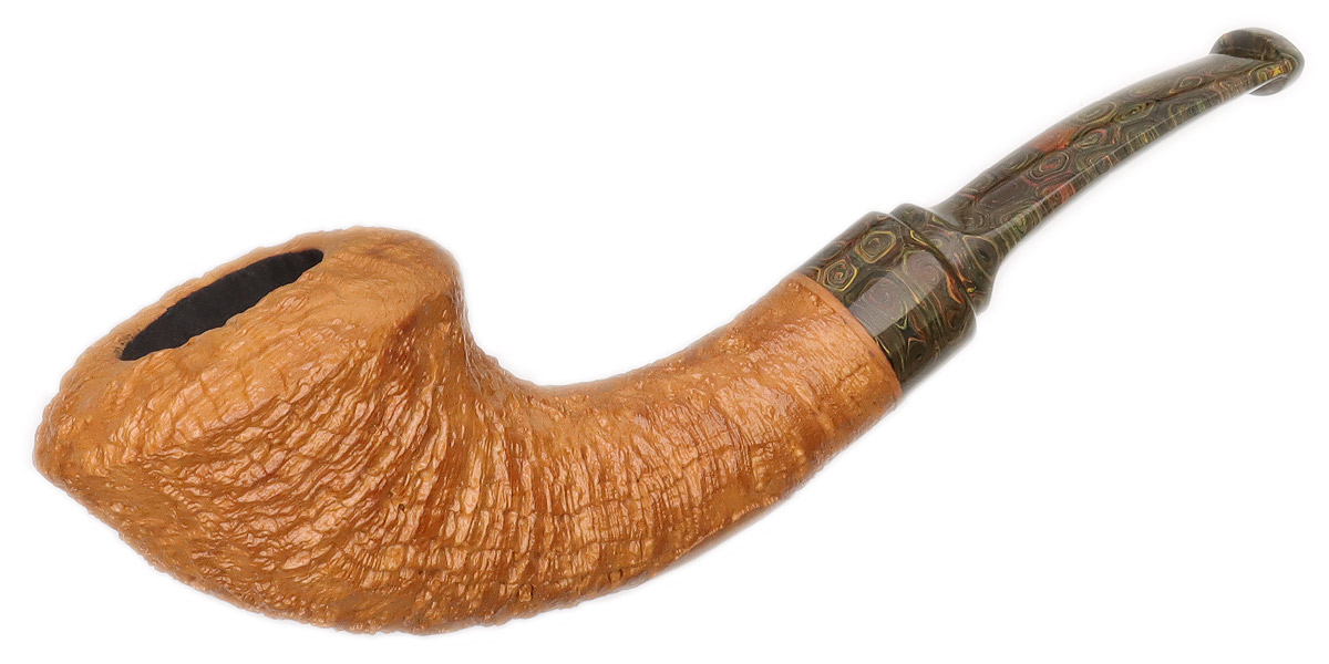 Jody Davis Sandblasted Horn with Artisanal Vulcanite (Friar) (B24) (15)