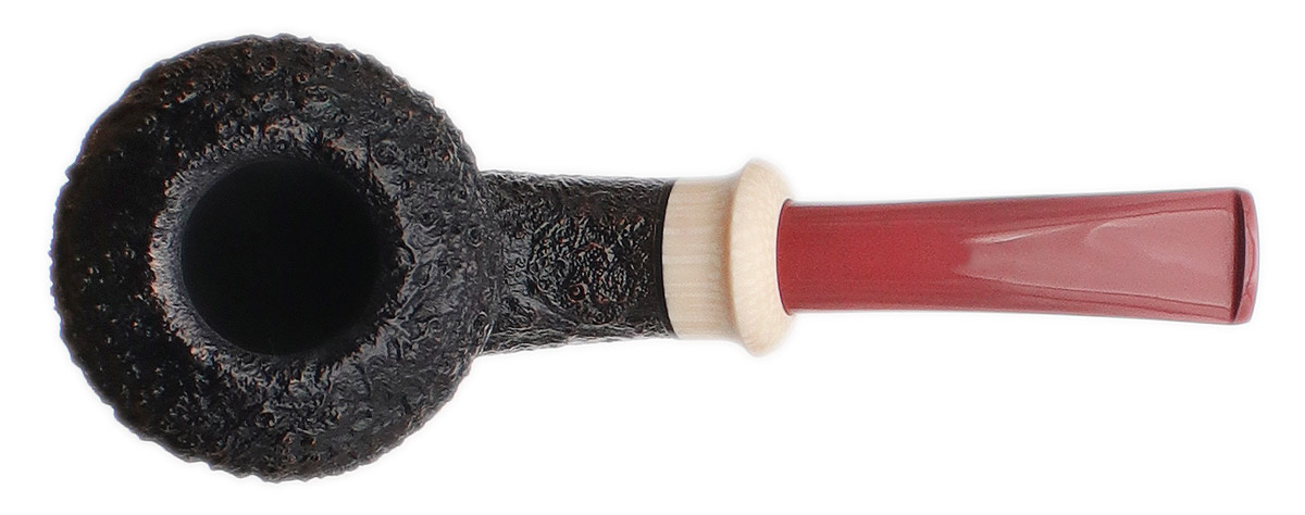 Jody Davis Sandblasted Rhodesian with Ivorite and Rose Ebonite (Friar) (C24) (30)