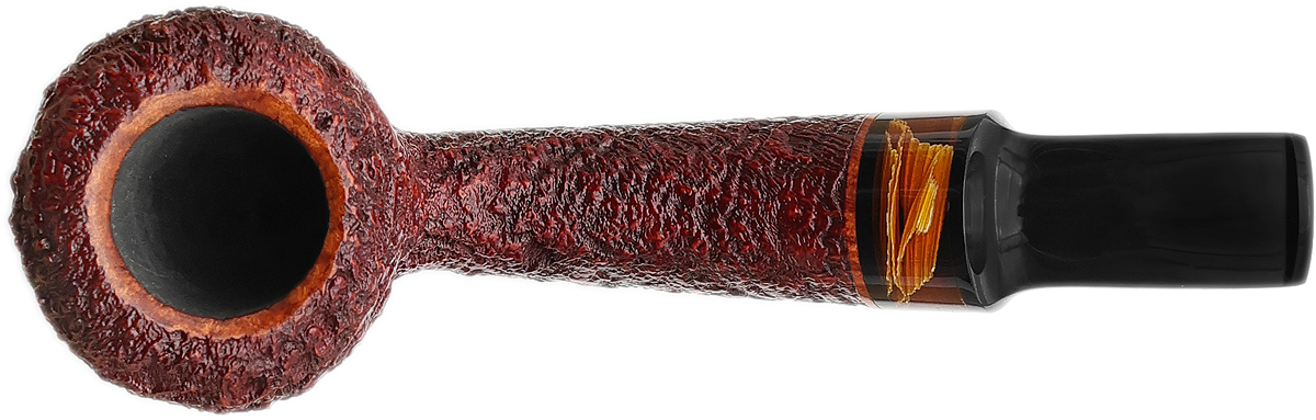 Jody Davis Sandblasted Acorn with Polymerized Corn Leaves (Friar) (A24) (49)