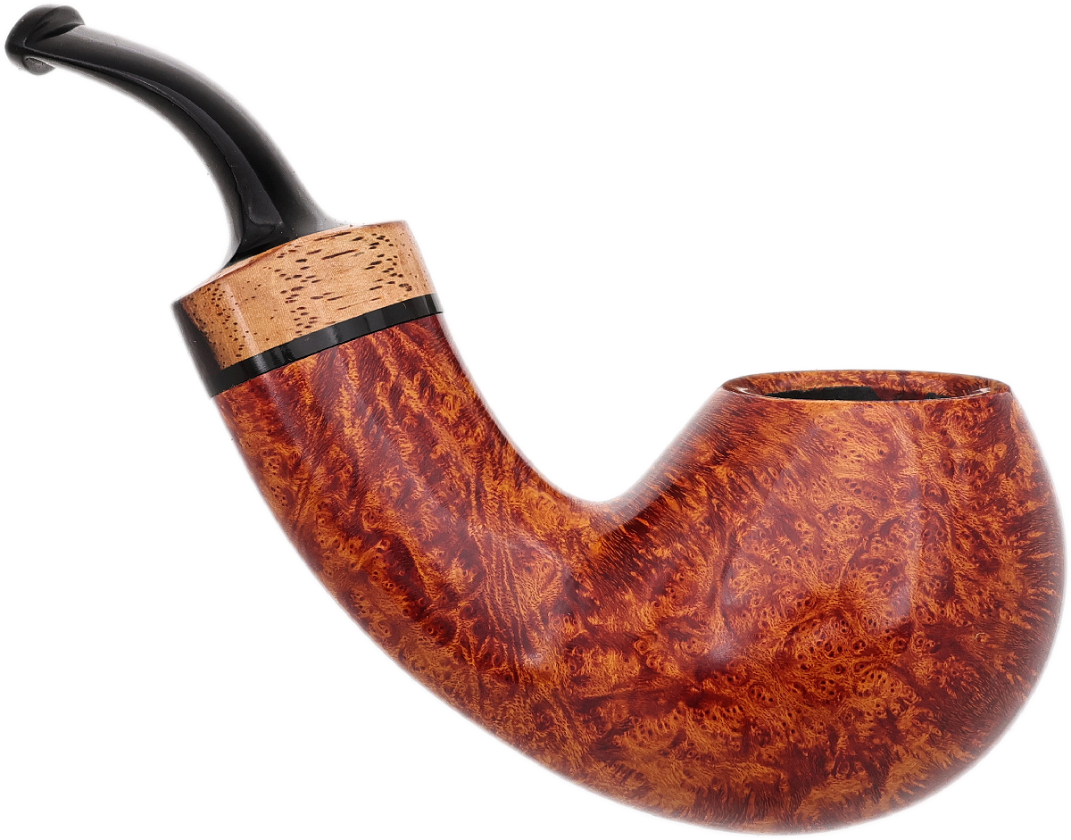 Jody Davis Smooth Asymmetric Bent Egg with Cocobolo (A25) (98) (2025)