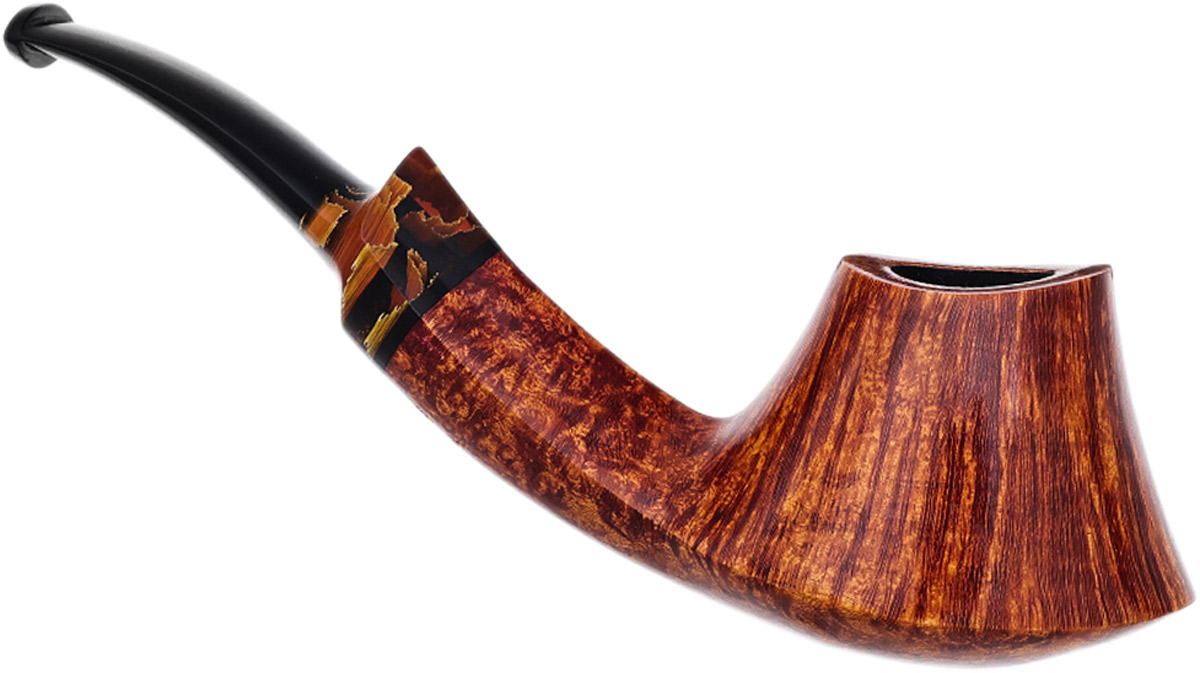 Jody Davis Smooth Volcano with Polymerized Corn Leaf (Cardinal) (A26) (37) (2026)