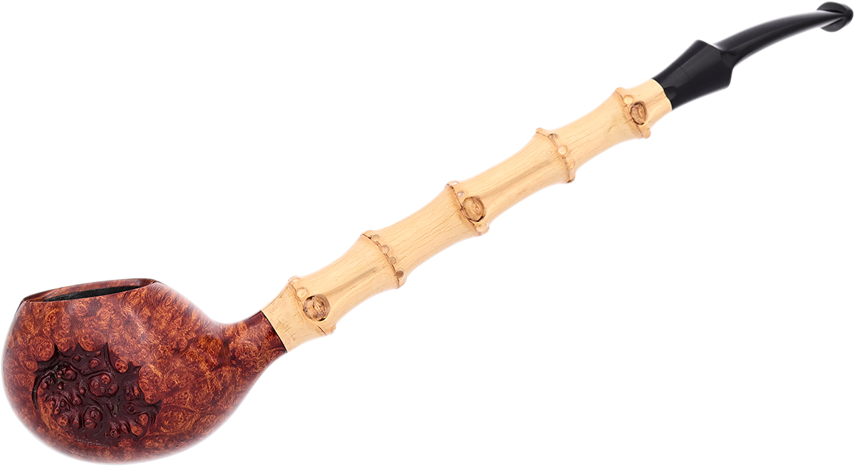 Jody Davis Long Shank Tagua Nut Bent Apple with Bamboo (Cardinal) (CA26) (54) (2026)