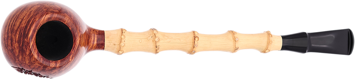 Jody Davis Long Shank Tagua Nut Bent Apple with Bamboo (Cardinal) (CA26) (54) (2026)