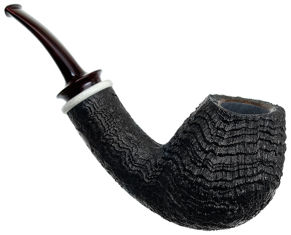 Bill Shalosky Sandblasted Bent Egg with Antler (271)