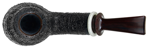 Bill Shalosky Sandblasted Bent Egg with Antler (271)